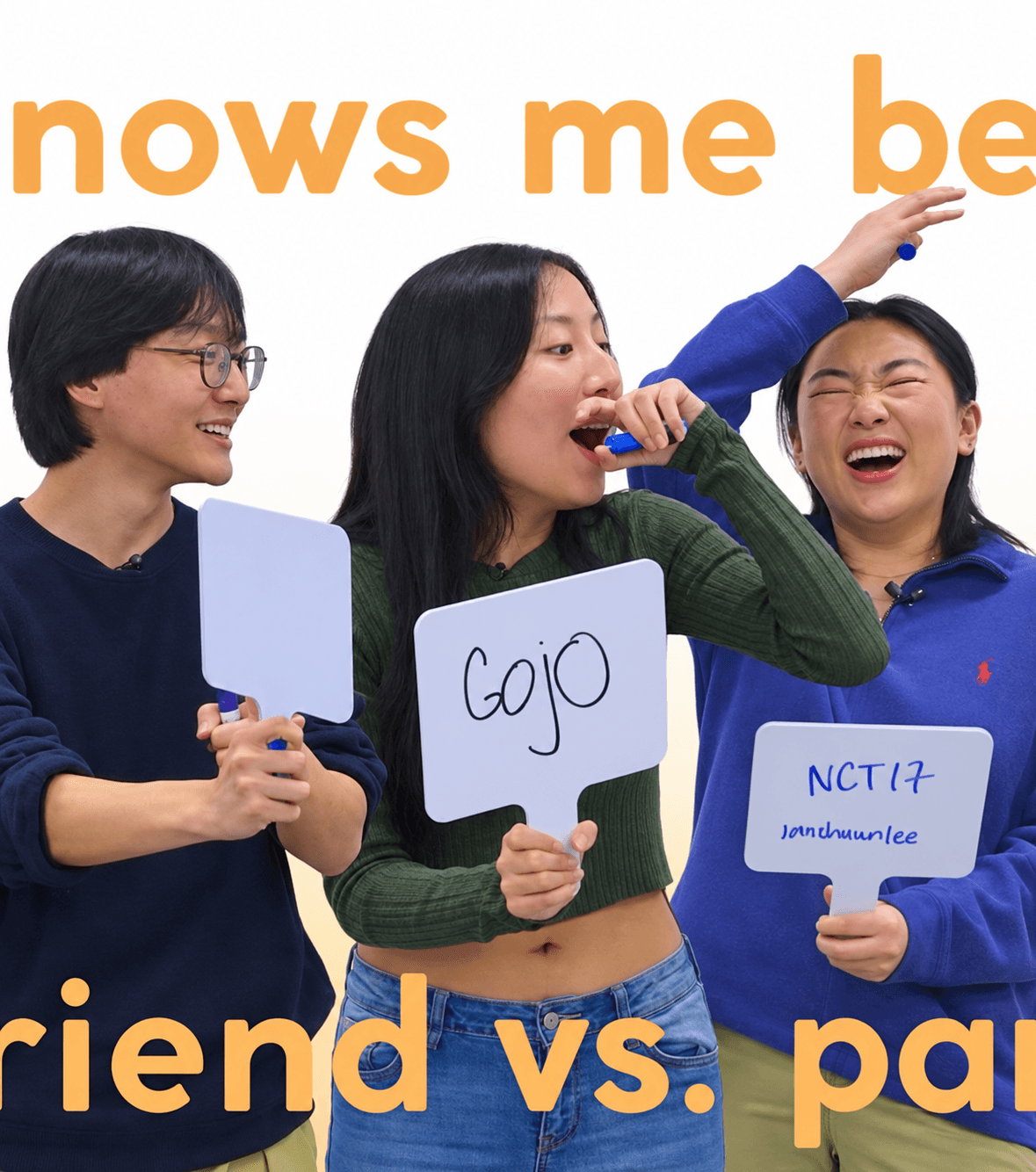 Video thumbnail for who knows me better?